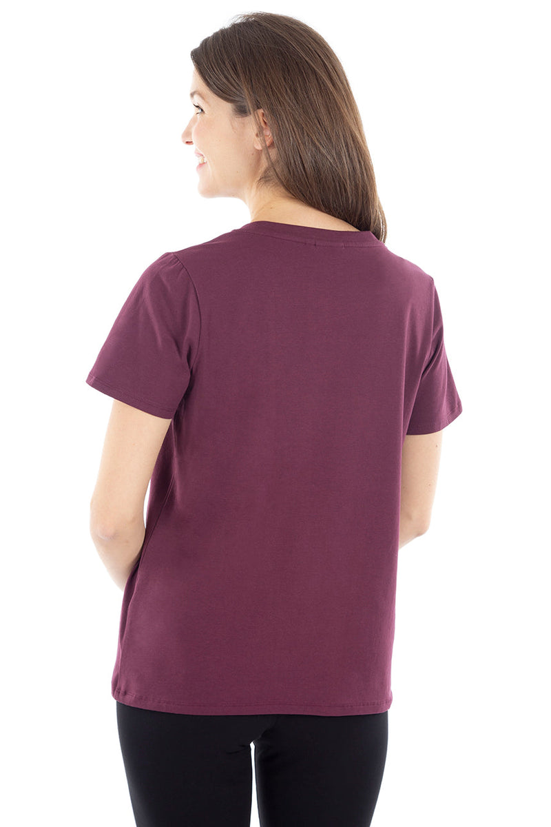 T-shirt manches courtes uni | | couleurs Pentagone Boutique | Fransa le 3