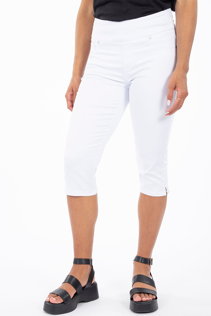 Equestrian Mindy Cropped Pant White
