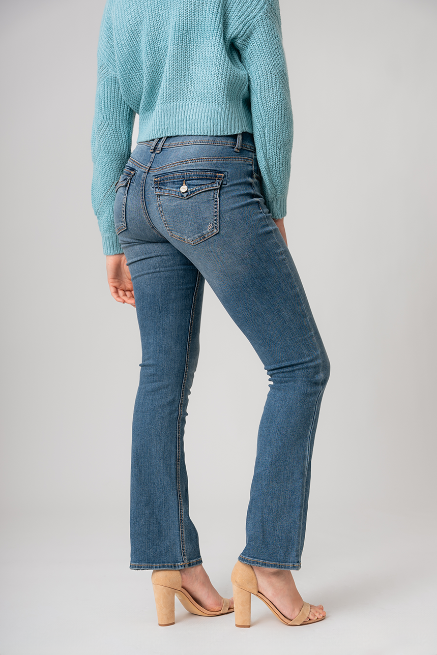 Buy Suki Mid Rise Flare Leg Jeans for CAD 108.00