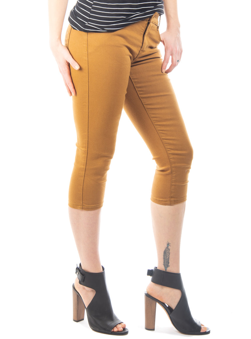 Women's Cotton Stretch Ankle length Legging Orange – Stilento