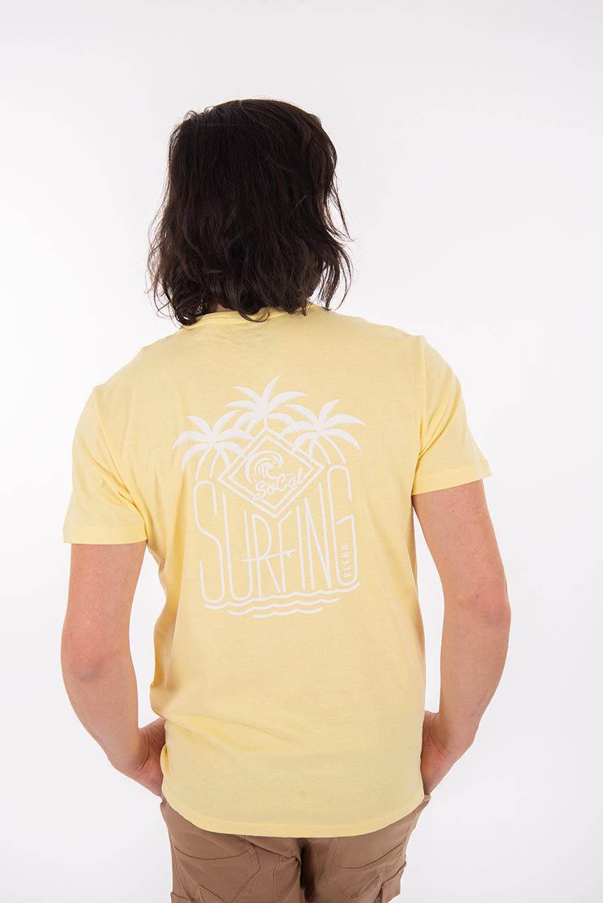 Surfing print back T shirt 2 colors Shop the Pentagone